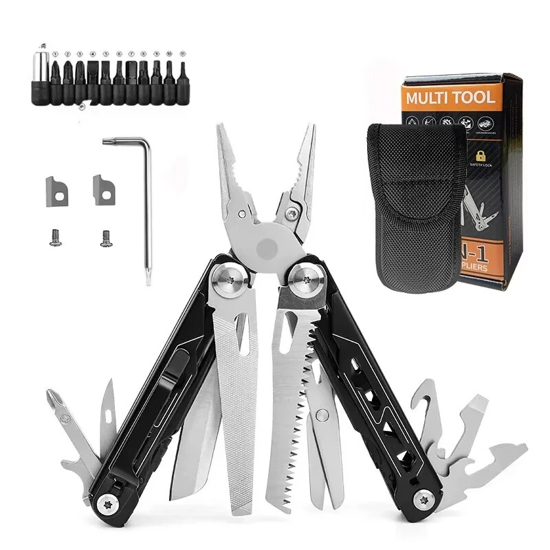 28 in 1 Multifunctional Outdoor Plier Tool - Stainless Steel Tactical Knife | Camping