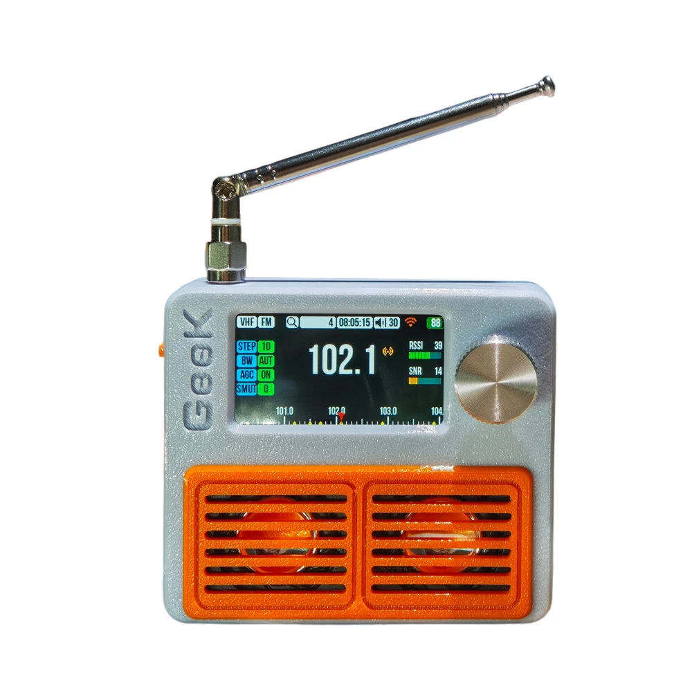 Si4732 Pro Portable Radio - Full Band Stereo with 1.9 Inch IPS Screen | 2000mAh