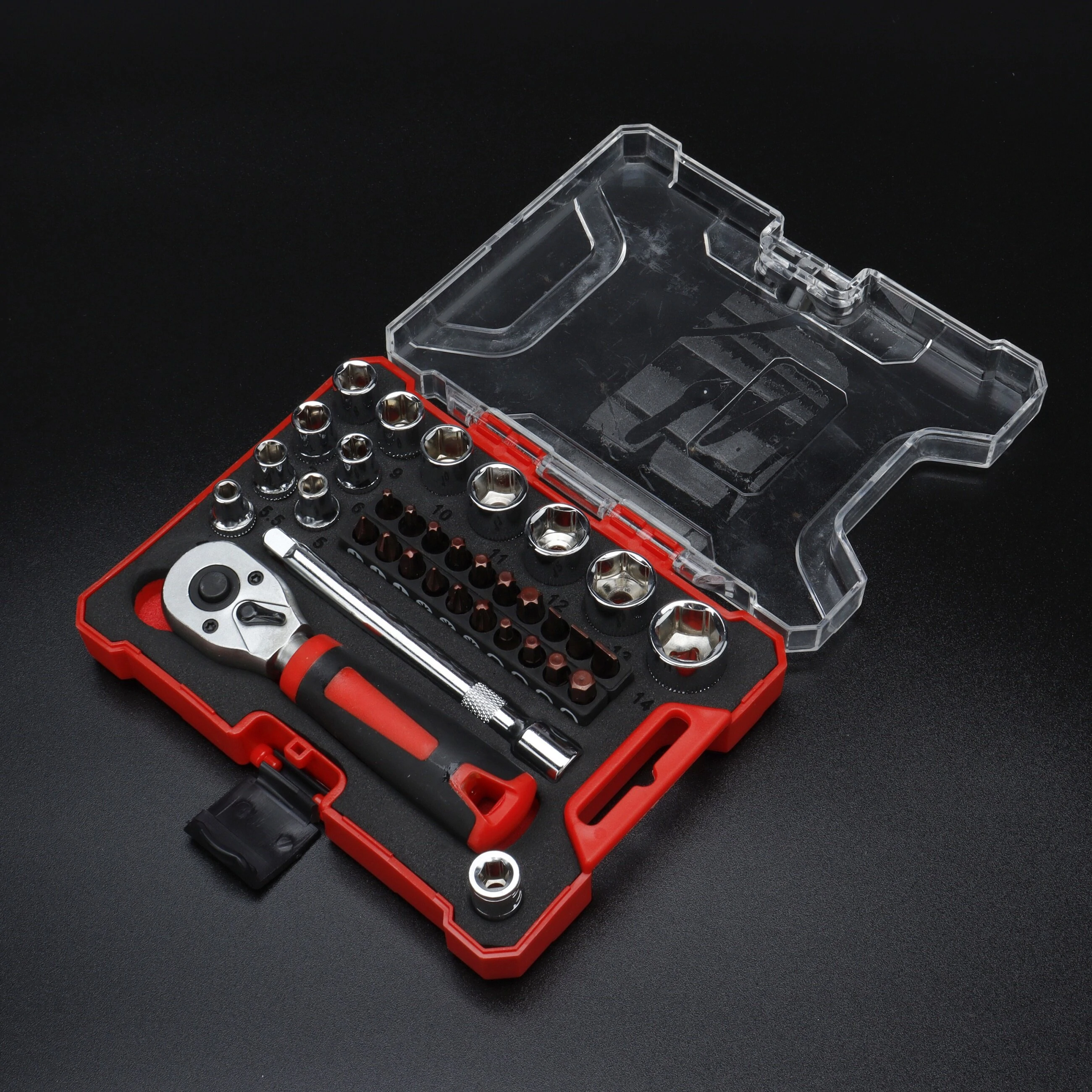 36PC Sleeve Combination Set | Socket Wrench Set for Auto Repair & Household