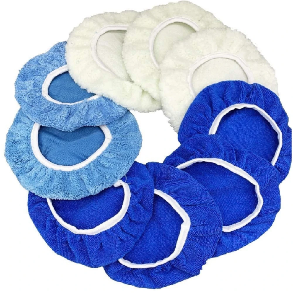 Meguiar's 9-Piece Polishing Pads Kit | 9-10 Inch for Car, Furniture & Wood