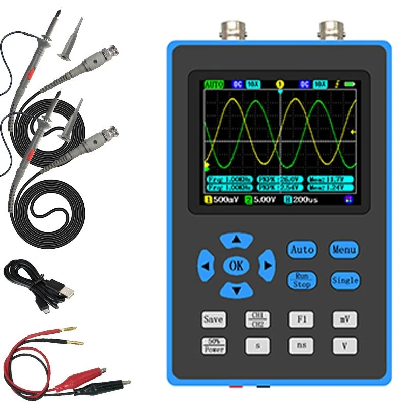 DSO2512G 2.8 120M Digital Oscilloscope | Dual Channel & Signal Generator | 500GS/s