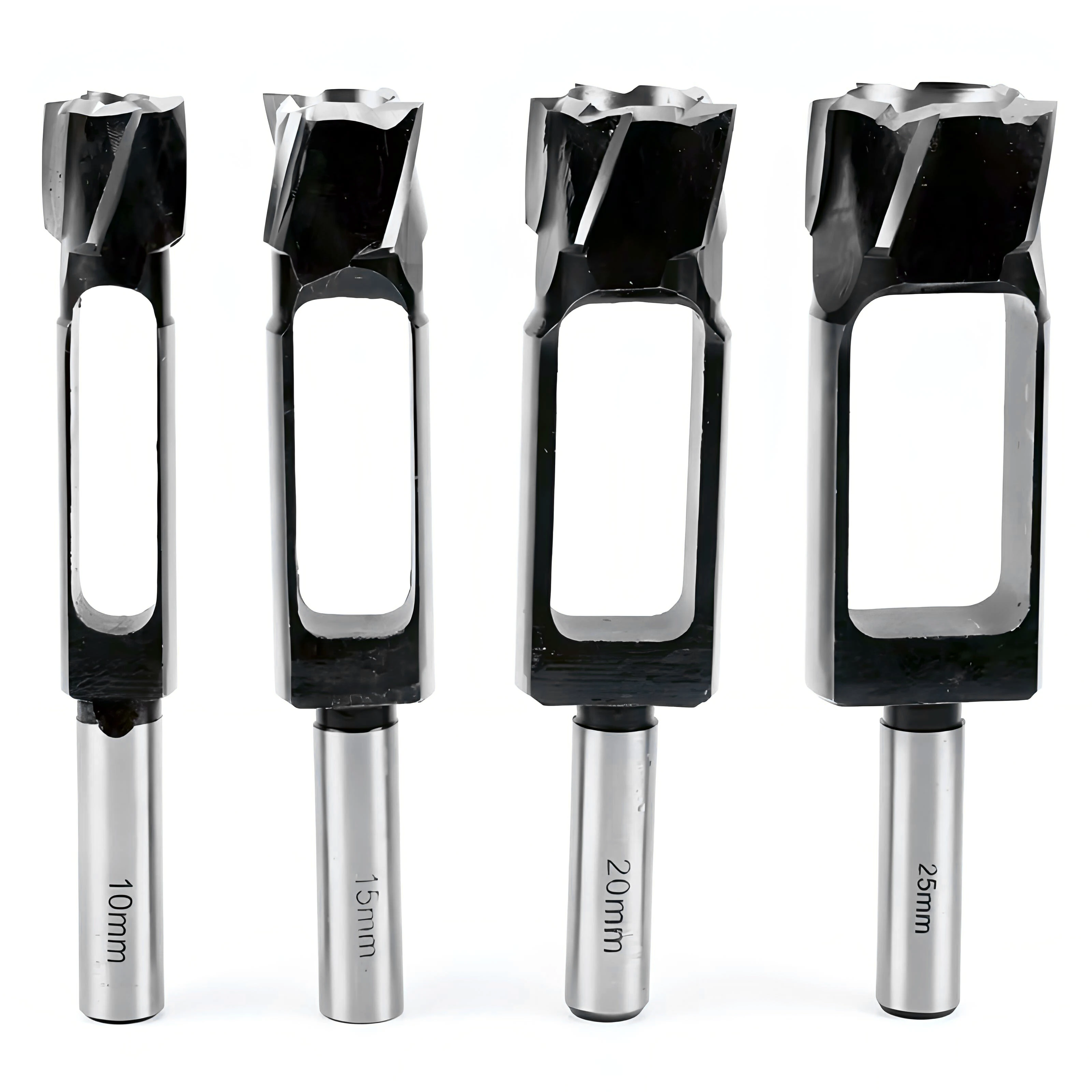 High Carbon Steel Tenon Plug Cutter | 8mm 10mm 12mm 15mm 20mm | 13mm Shank for Woodworking