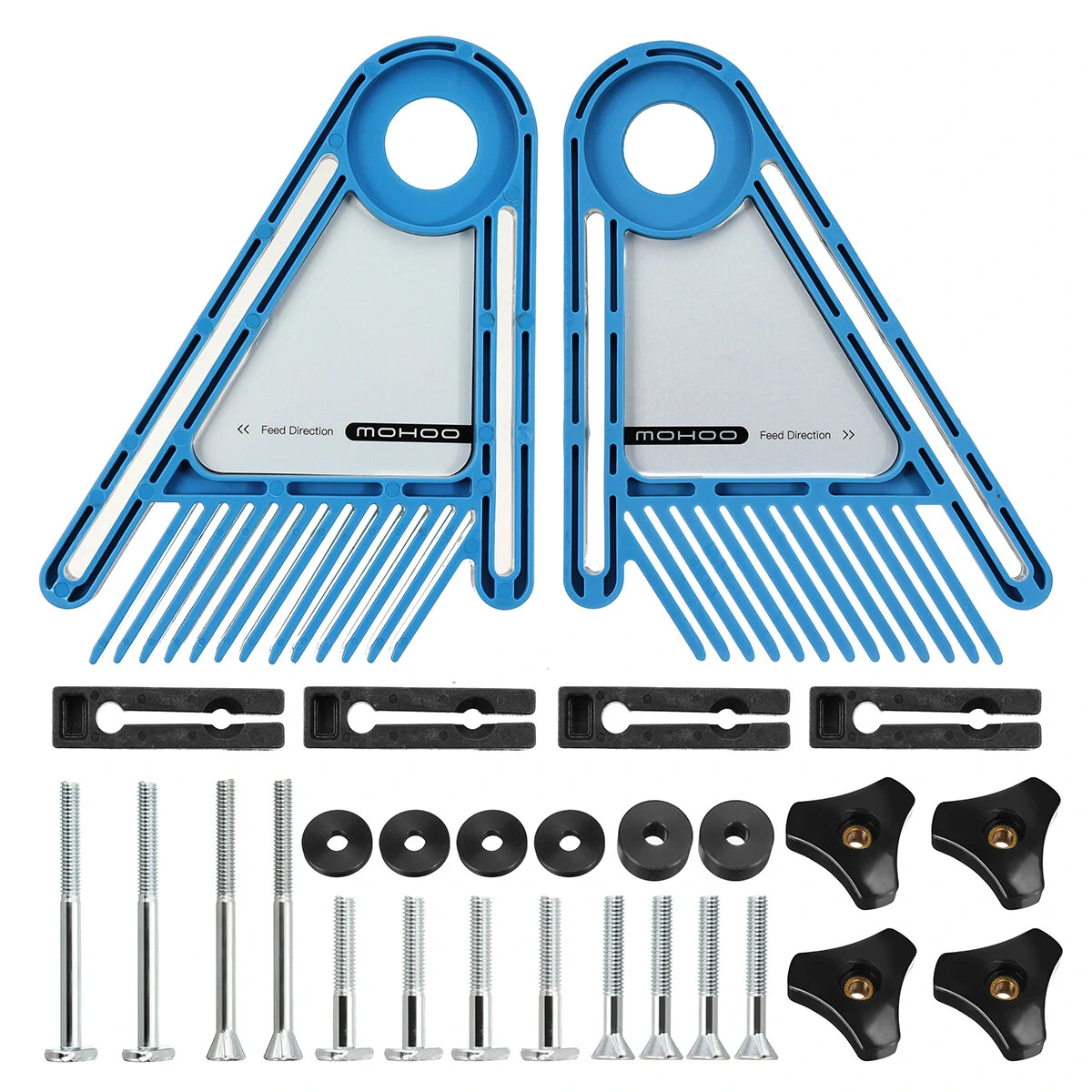 Mohoo Upgraded Double Feather Board - Adjustable Router Table Safety Device | Feather-Loc