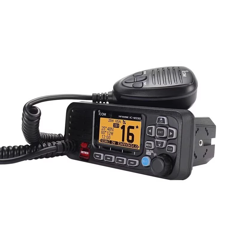 ICOM IC-M330G VHF Marine Radio | 25W GPS | IPX7 Waterproof | 10KM Range