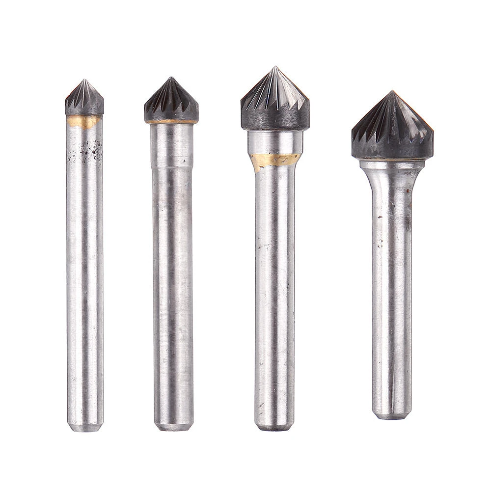 K Series Tungsten Carbide Burr - 6mm Shank Rotary Cutter for Metal Carving & Polishing