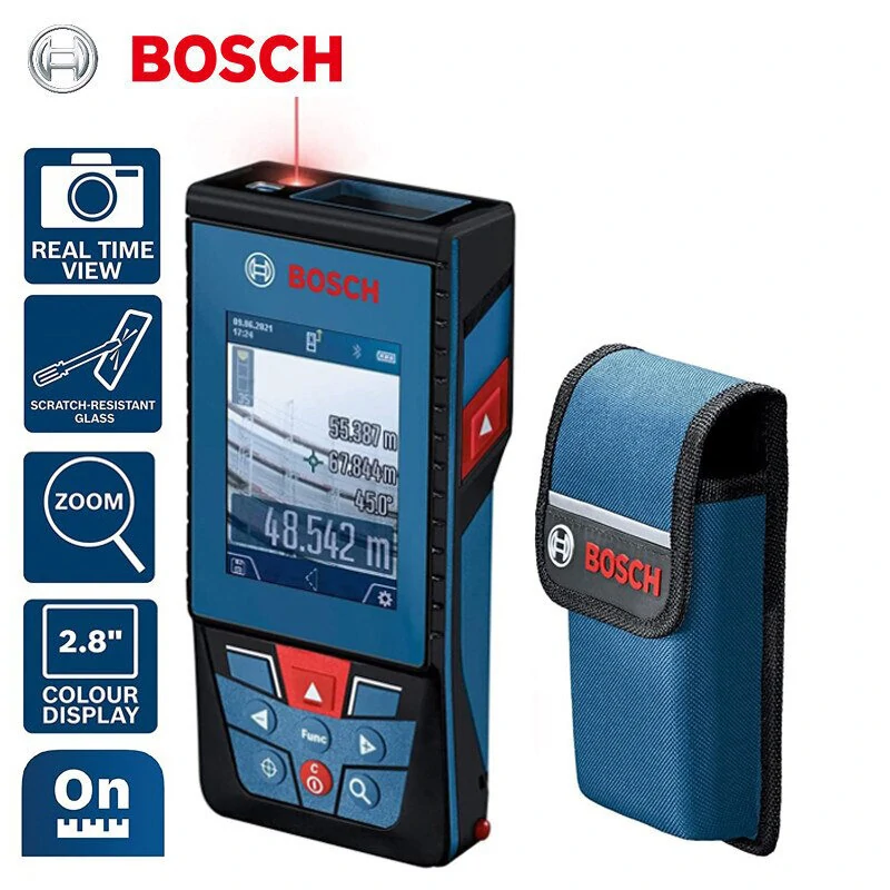 GLM100-25C Laser Rangefinder | 100m Range with Bluetooth & Camera | Precise In/Outdoor Measure
