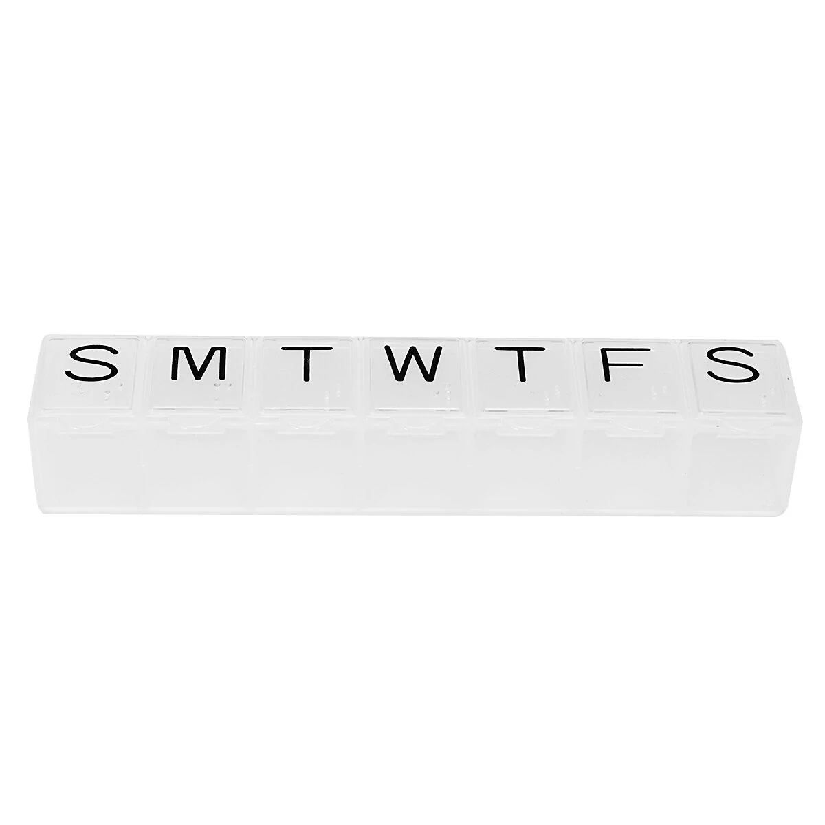 Portable Weekly Pill Organizer Box - 7 Day Pill Holder & Storage Case