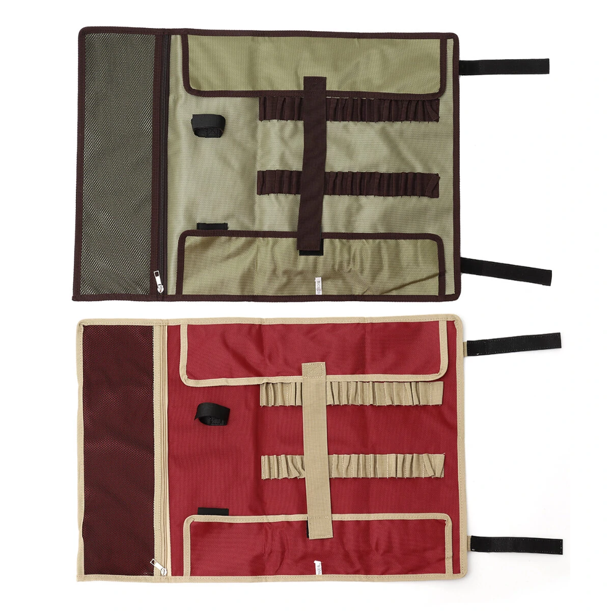 Red Portable Outdoor Camping Tool Bag - Waterproof Storage Pouch for Nails & Work Gear