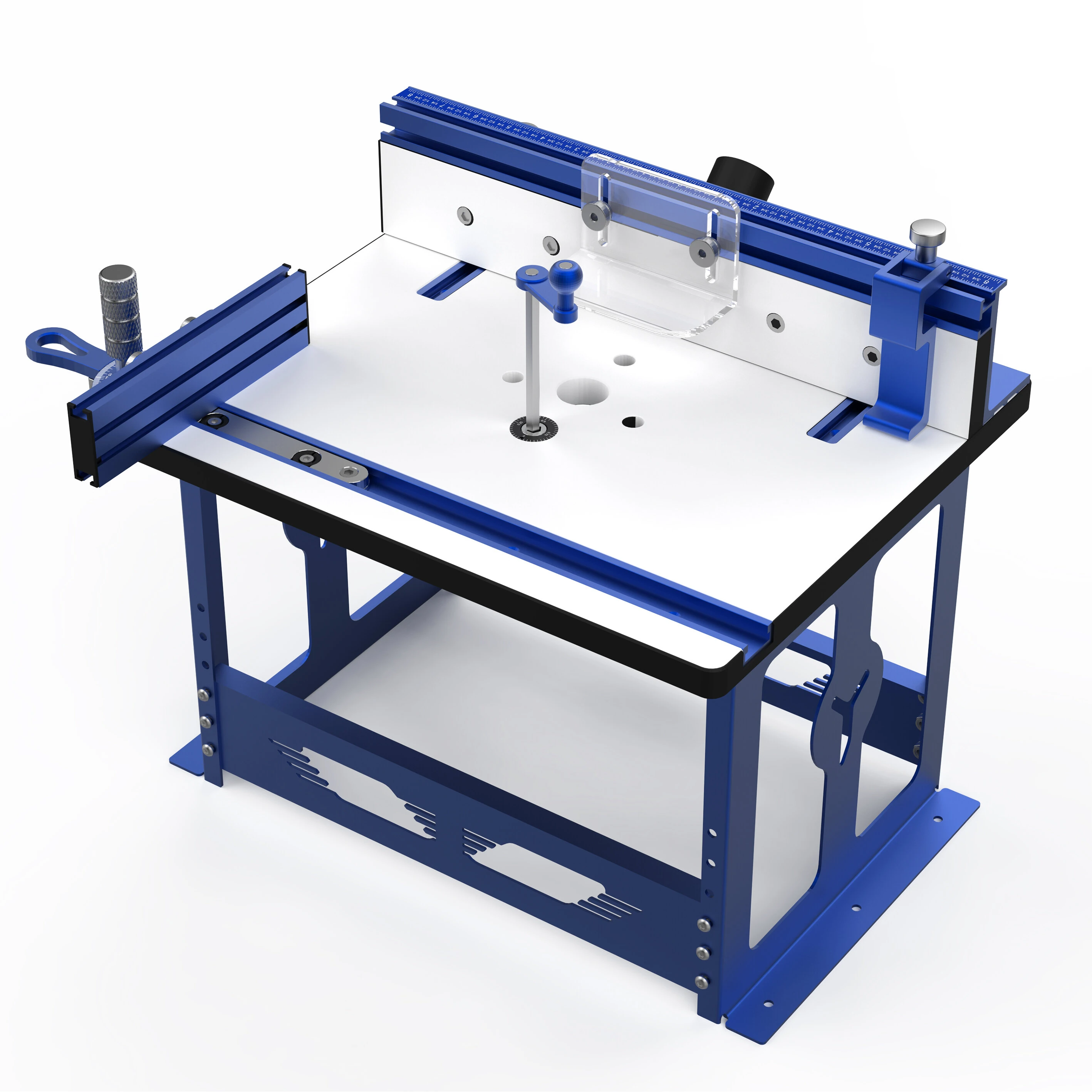 ENJOYWOOD Router Table Workbench with Miter Gauge | Dust Port for 65mm/69mm Motors