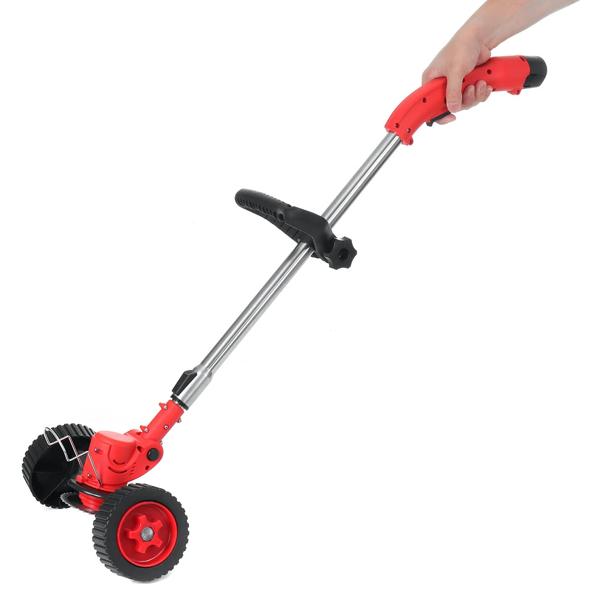 Cordless Electric Grass Trimmer | Handheld Lawn Mower w/ Battery | Household Gardening Tool
