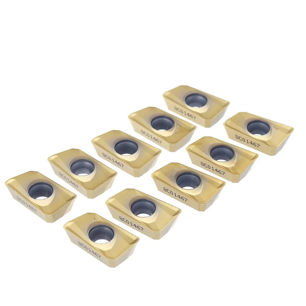 Drillpro APMT1604 Carbide Inserts - 10pcs for Lathe Turning & Milling Tools