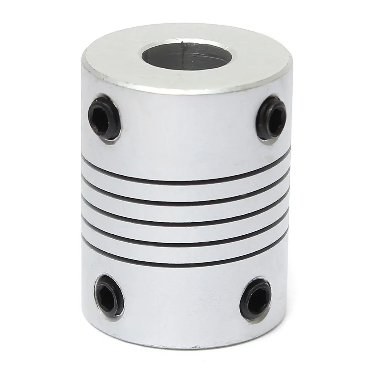 Aluminum Flexible Shaft Coupling - 8mm x 8mm OD19mm x L25mm for CNC Stepper Motor