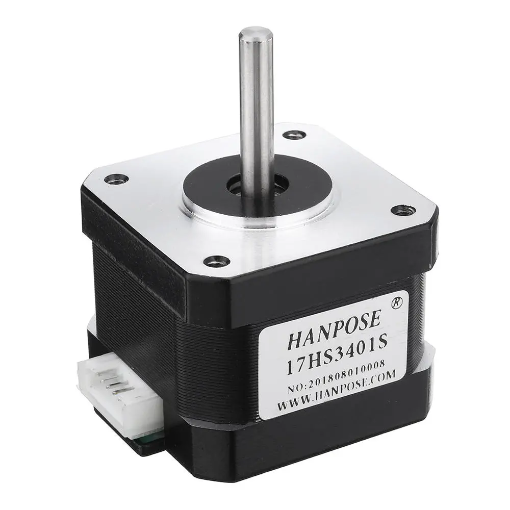 HANPOSE Nema 17 Stepper Motor 42BYGH | 1.3A 28N.cm 34mm | CNC 3D Printer Laser