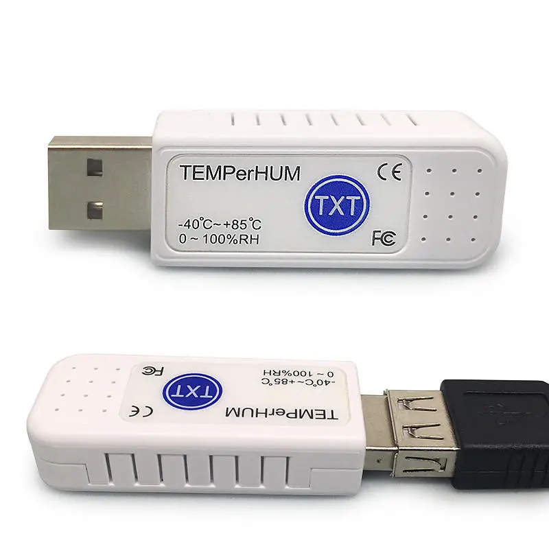 TEMPerHUM USB Thermometer Hygrometer -40~+85°C | -40~+85%RH | Hid Remote | PC Sensor | USB Adapter