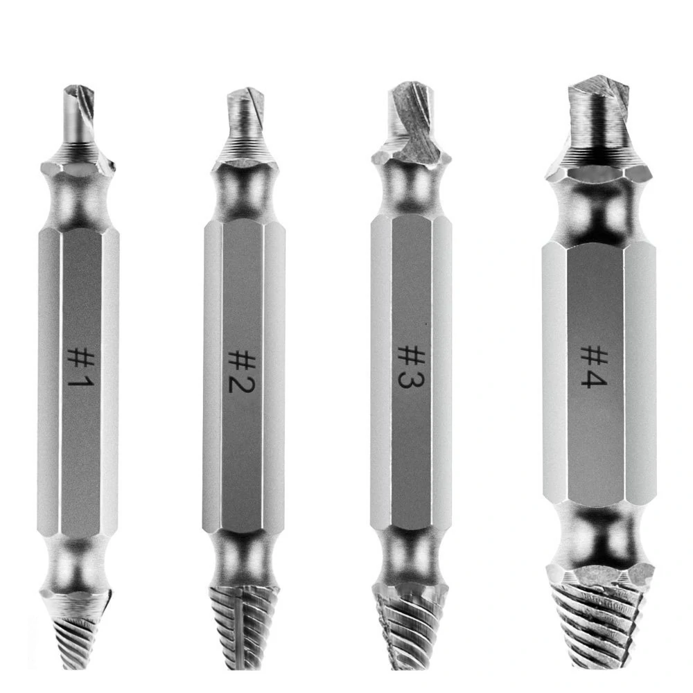 Speed Out Screw Extractor Drill Bits Set - Broken Stripped Screw Remover Tool