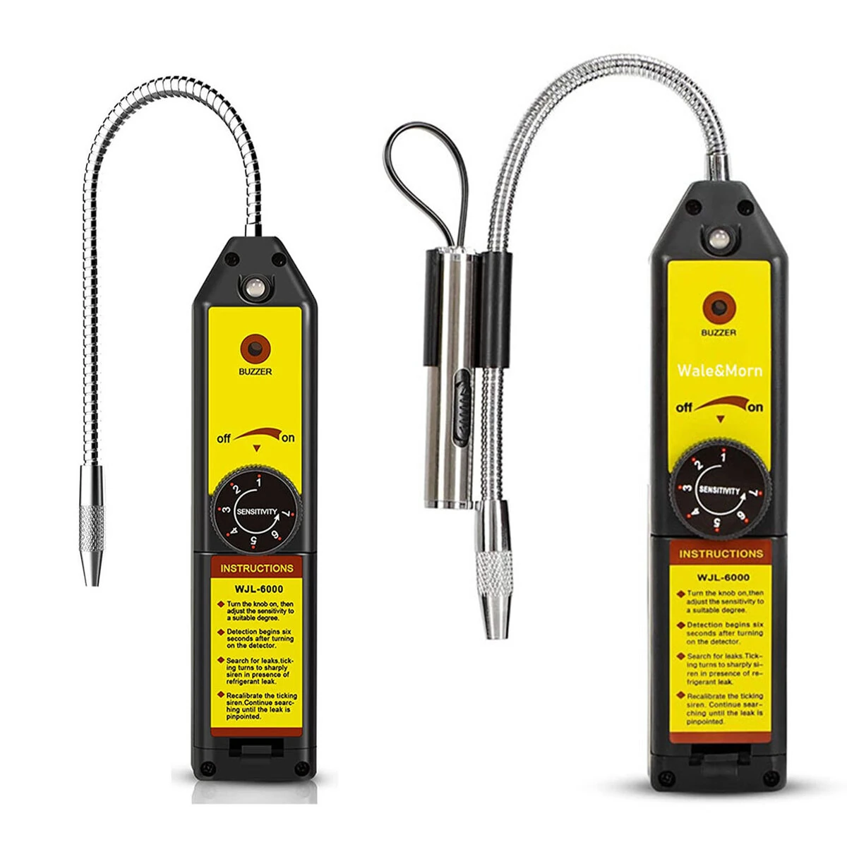 WJL-6000L Halogen Leak Detector for R22 R410A R134A R1234YF | HVAC AC Tester Tool