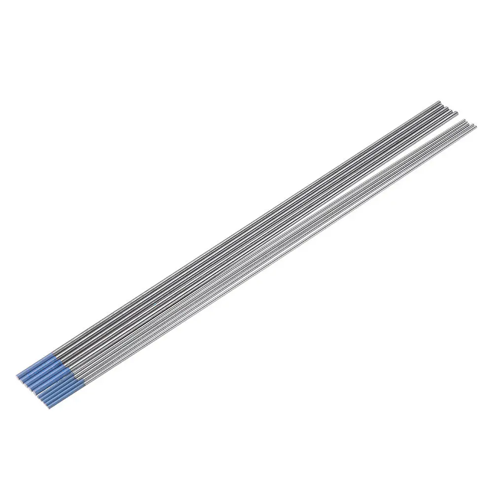 WL20 Blue Tip TIG Tungsten Electrodes 1.0mm & 1.6mm - 10pcs 150mm Welding Rods