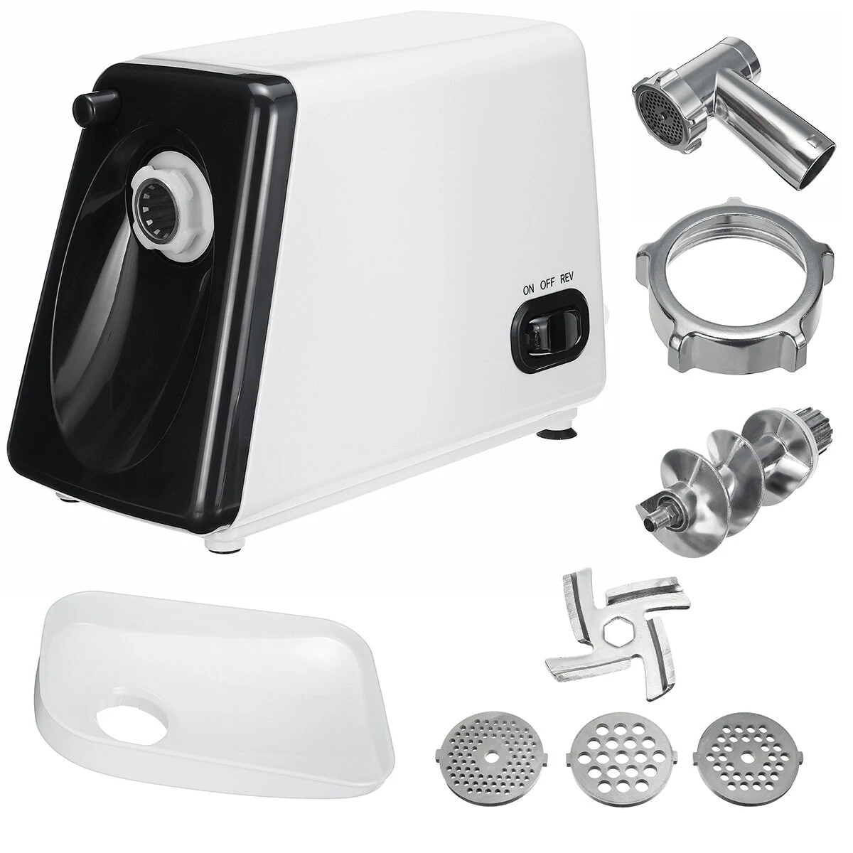 SOKANY 110V Electric Meat Grinder & Sausage Stuffer - Stainless Steel Household Mincer