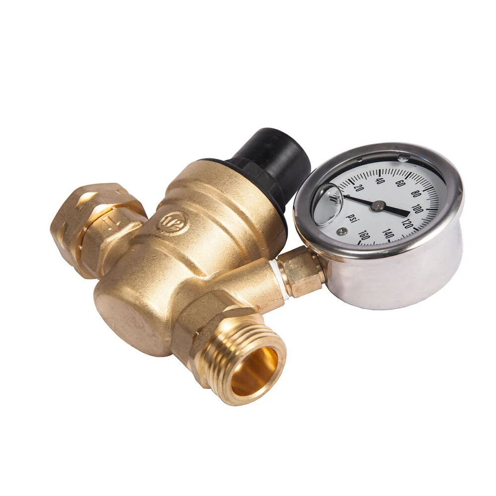 3/4 Inch Water Pressure Reducing Valve | Adjustable Regulator for Home Plumbing