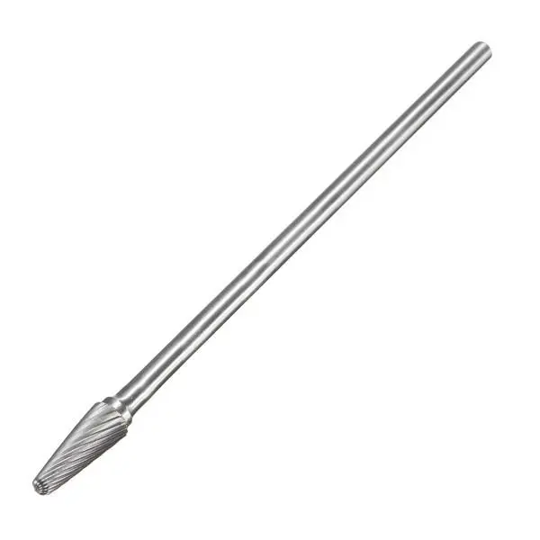 Carbide Grinding Head for Rotary Tool - 1/4 Inch Cone Shape | Tungsten Steel