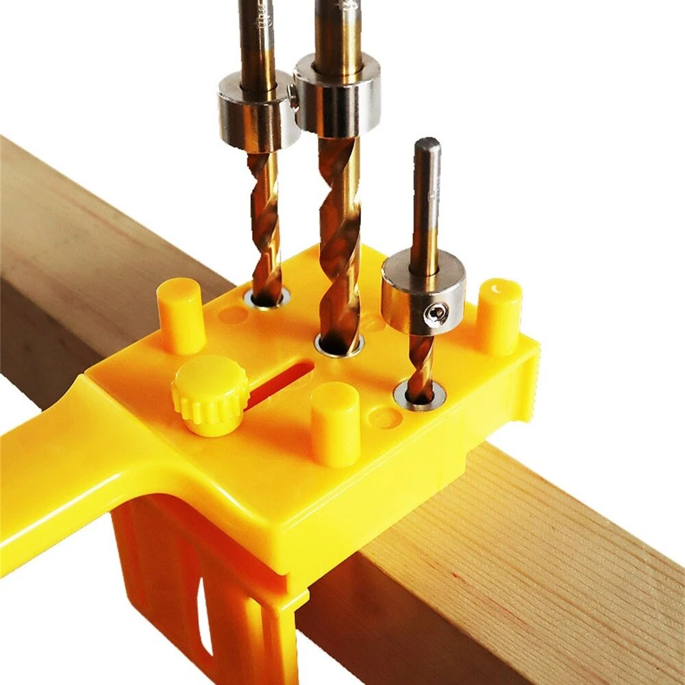 Kreg Pocket Hole Jig - 6mm, 8mm, 10mm Drill Guide for Vertical Plank Woodworking