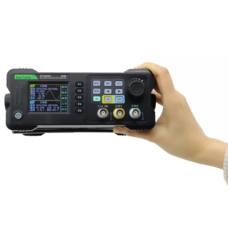 East Tester Dual Channel Arbitrary Waveform Generator - 20MHz 40MHz 60MHz | ET3320C ET3340C ET3360C