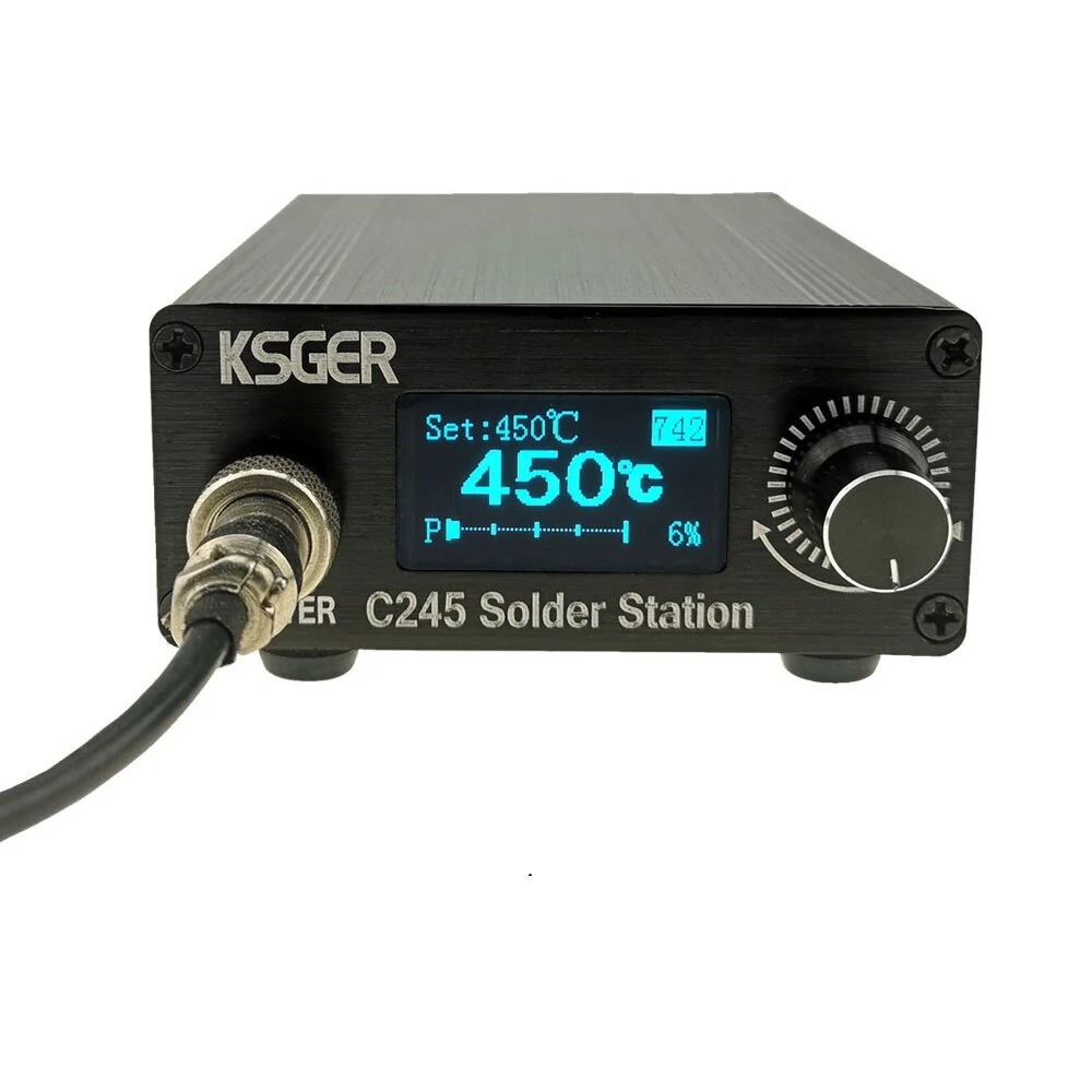 KSGER CNB-245 Soldering Station | 1.3 OLED Display | Auto-Sleep & Rapid Heating