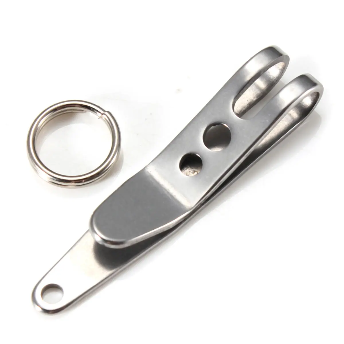 Xtools EDC Mini Clip - Flashlight, Cash & Key Holder with Ring | Keychain Clip