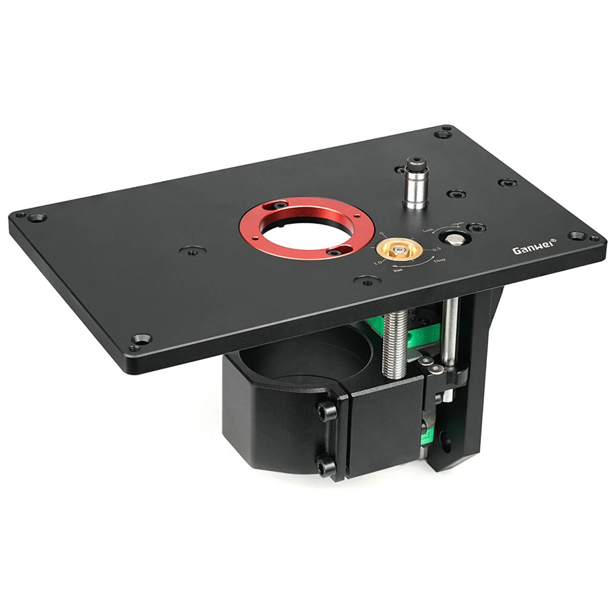 GANWEI Router Lift 0-57mm | Inverted Lifting Platform for Woodworking Engraving & Grooving