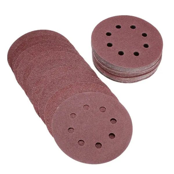 3M Sanding Discs 50pcs | 5 Inch 8 Hole | 80 to 320 Grit Assortment