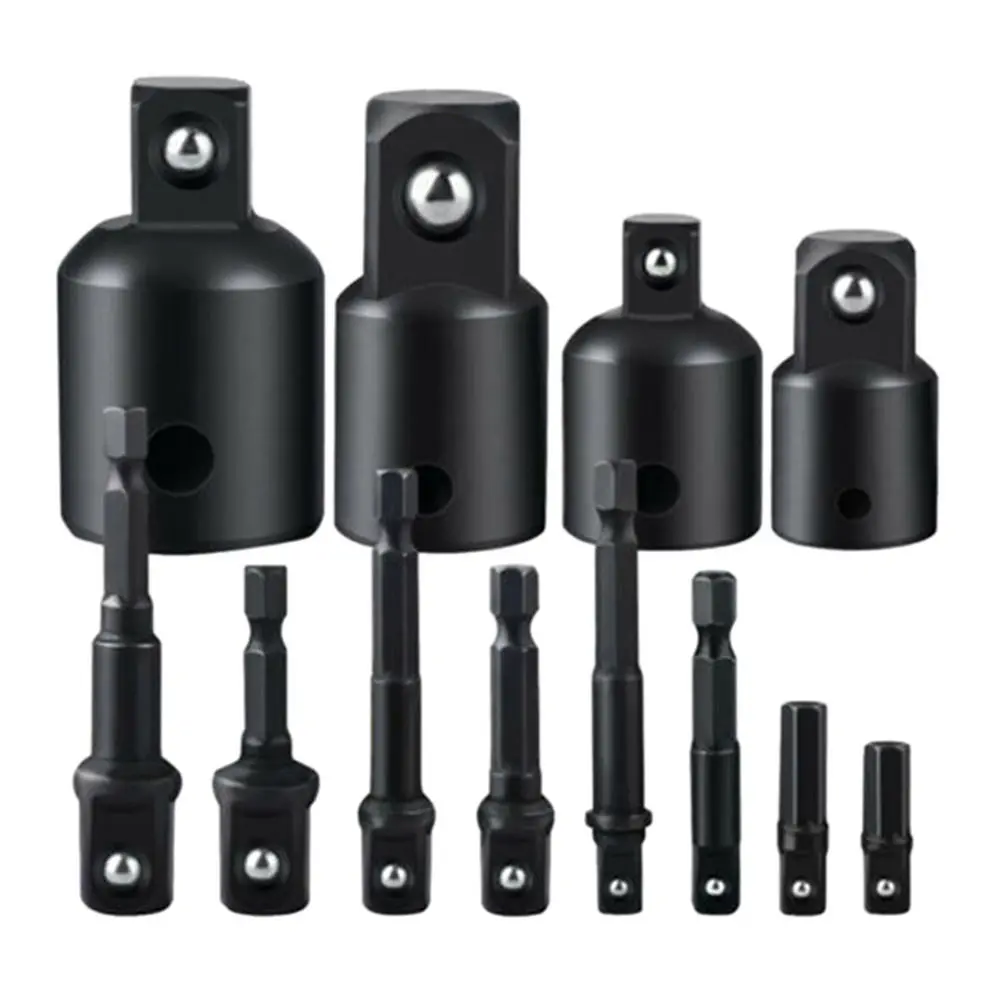 Drillpro Ratchet Wrench Socket Adapter Set - 7pcs/12pcs Drive Reducer & Extensor Rod