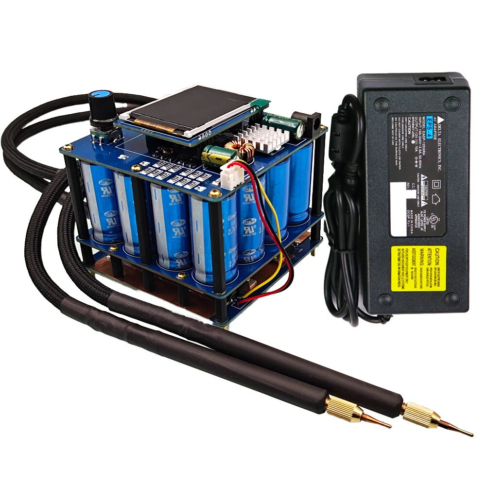 5.4V 400F Capacitor Spot Welder | DIY Portable Machine for 18650 Battery Packs
