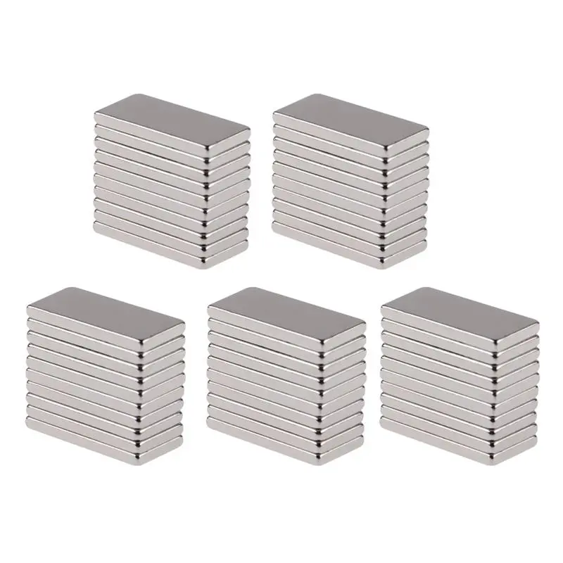 N50 Neodymium Block Magnets - 20x10x2mm Super Strong Rare Earth Magnets 50pcs