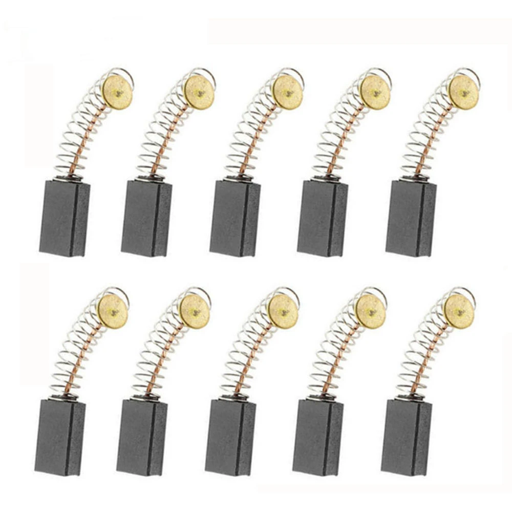 10 Pcs Electric Drill Carbon Brush Kit - For Motors & Household Appliances