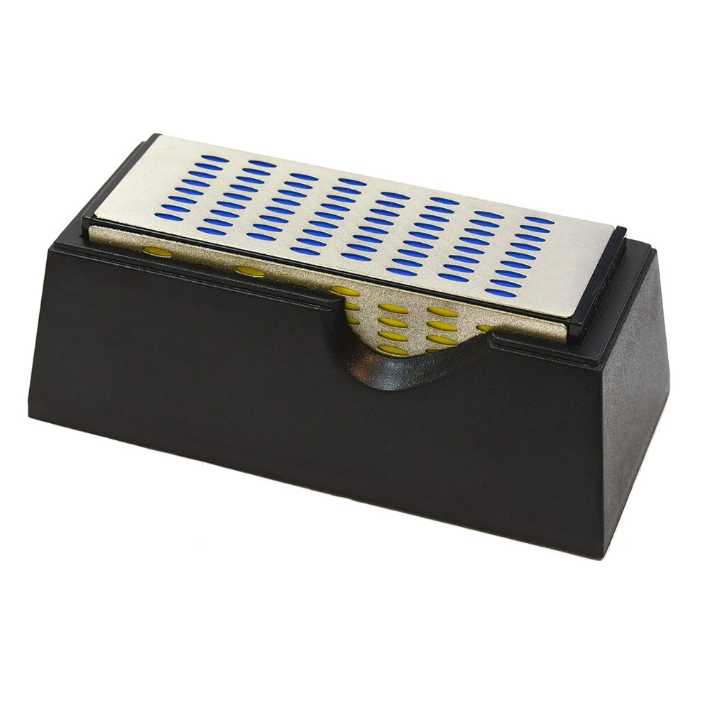 Diamond Sharpening Stone - 4 Sided Knife Sharpener Block | Kitchen Whetstone