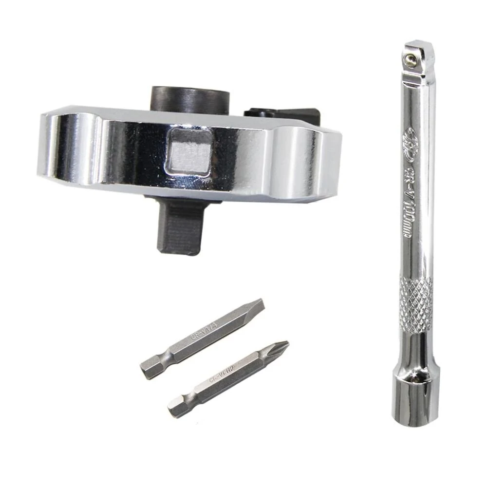 Craftsman 2-in-1 Mini Dual Head Ratchet | 1/4 Drive with Extension Bar & Bits