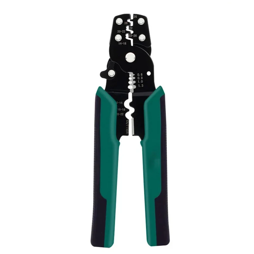 Mini Electric Terminal Crimping Pliers - Wire Stripping & Cutting Hand Tool