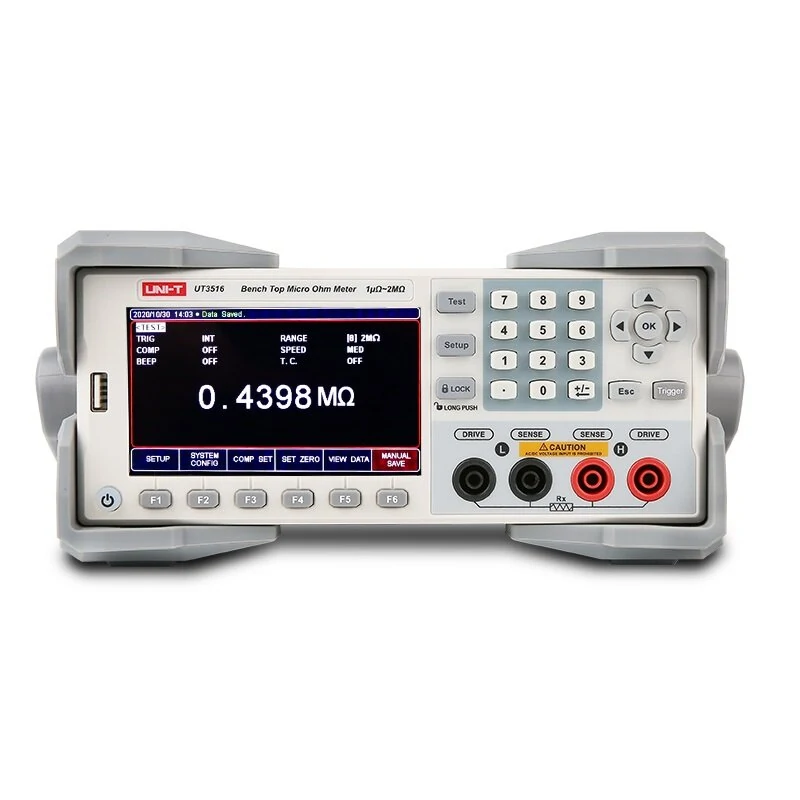 UNI-T UT3516 Microohmmeter | 4.3 Inch LCD | Cable Coil Motor Resistance Tester