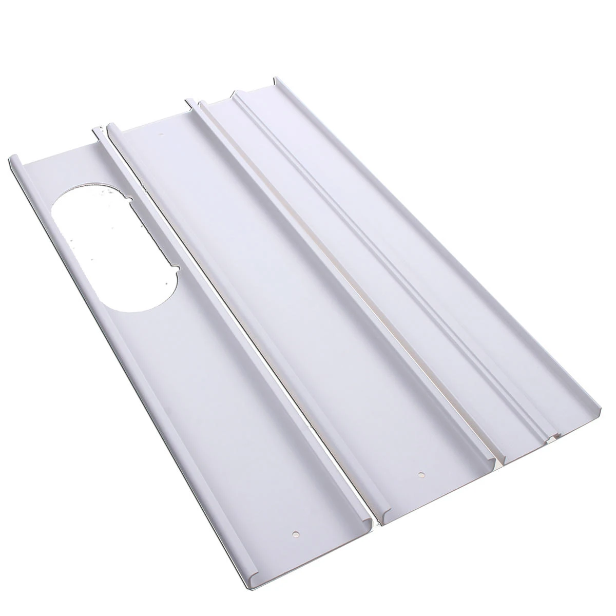 3Pcs Adjustable Window Slide Kit - 55-165cm AC Wind Shield for Portable Air Conditioner