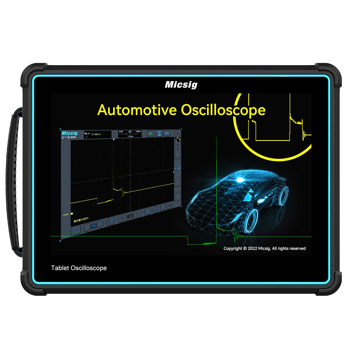 Micsig ATO2004 Digital Oscilloscope | 200MHz Automotive Portable - Touchscreen