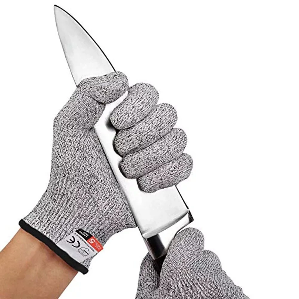 Cut Resistant Gloves Level 5 - Anti Cutting for Kitchen Meat, Woodworking, Mandolin Slicing