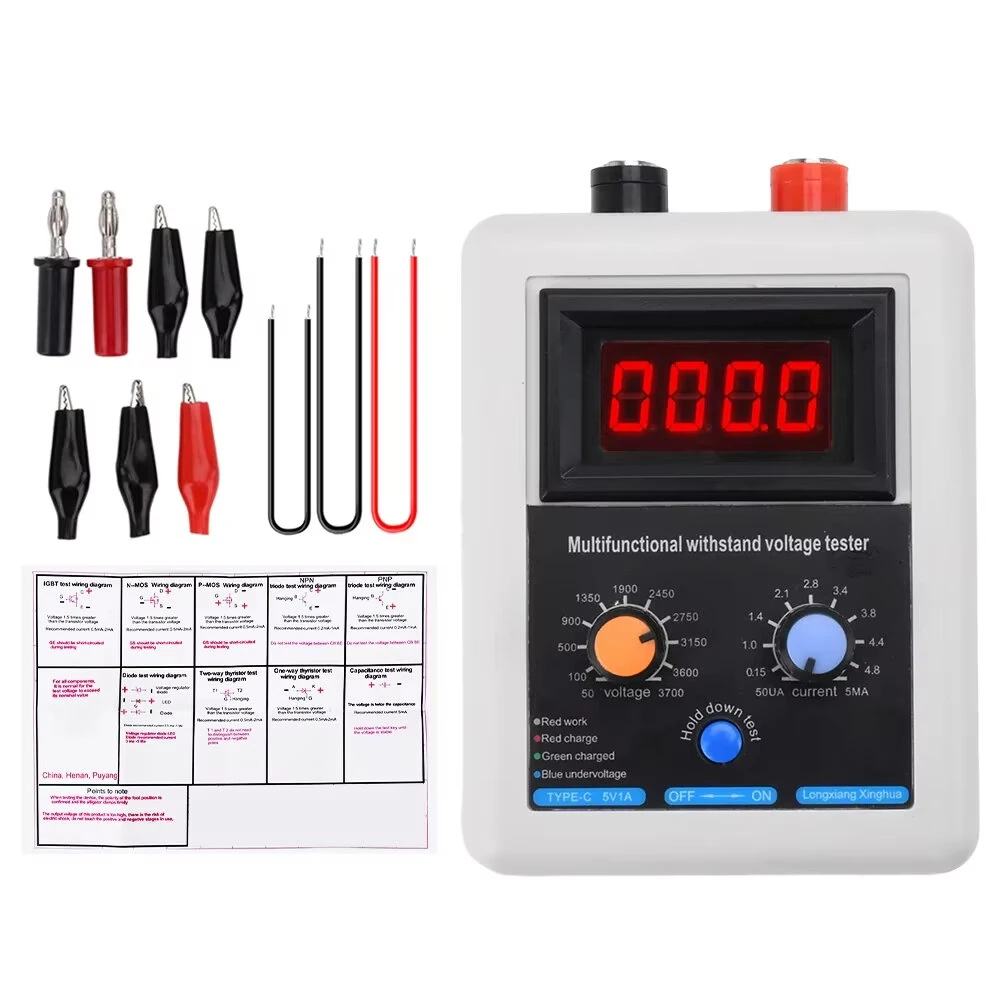 Semiconductor Withstanding Voltage Tester | 0-3500V Transistor Diode MOS LED Tester