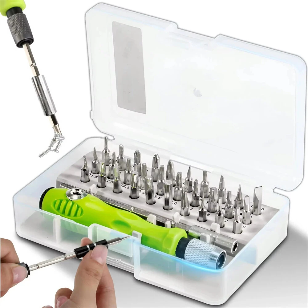 32-in-1 Precision Screwdriver Set | Magnetic Bits for Phones & Laptops