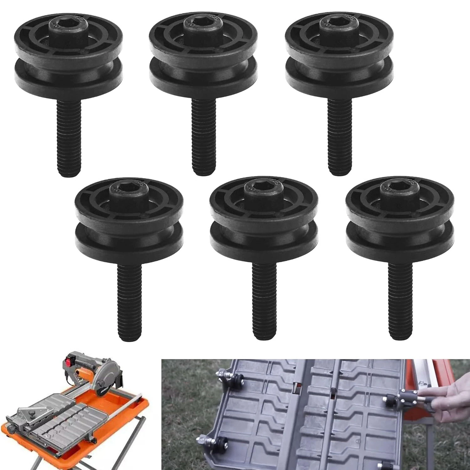 Ridgid R4030 R4031 Table Roller 6pcs - 2 Inch Replacement Parts | High Quality Upgrade
