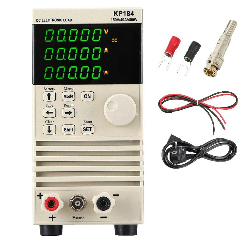 KP184 DC Electronic Load Battery Tester - 400W 150V 40A - RS485/232 Interface
