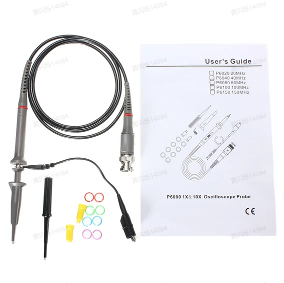 DANIU P6100 100MHz Oscilloscope Probe | DC-100MHz for Tektronix Scope