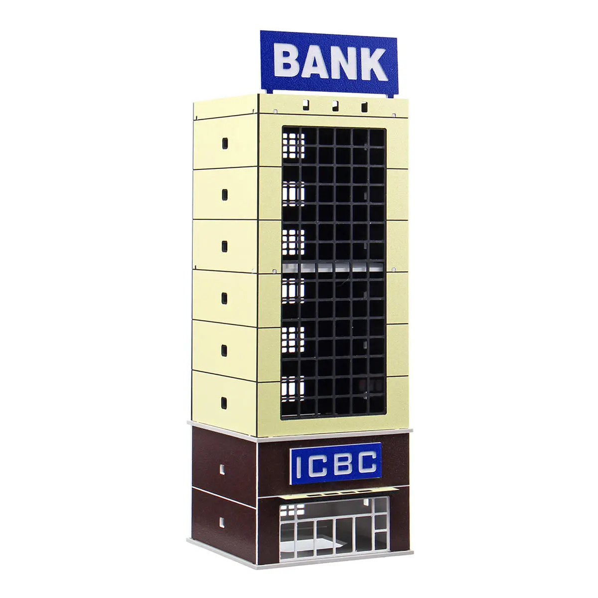 Outland Model Modern Bank Building | N Scale 1/150 | GUNDAM Gifts