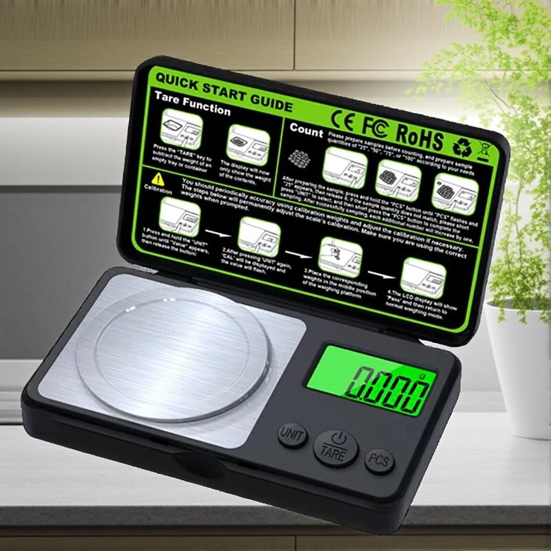Apex Precision Digital Scale | 0.001g High Accuracy for Jewelry & Herbs