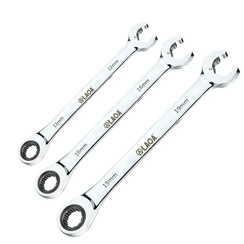 LAOA Double Ratchet Combination Wrench | 8-18mm Sizes | Torx Auto Repair Tool
