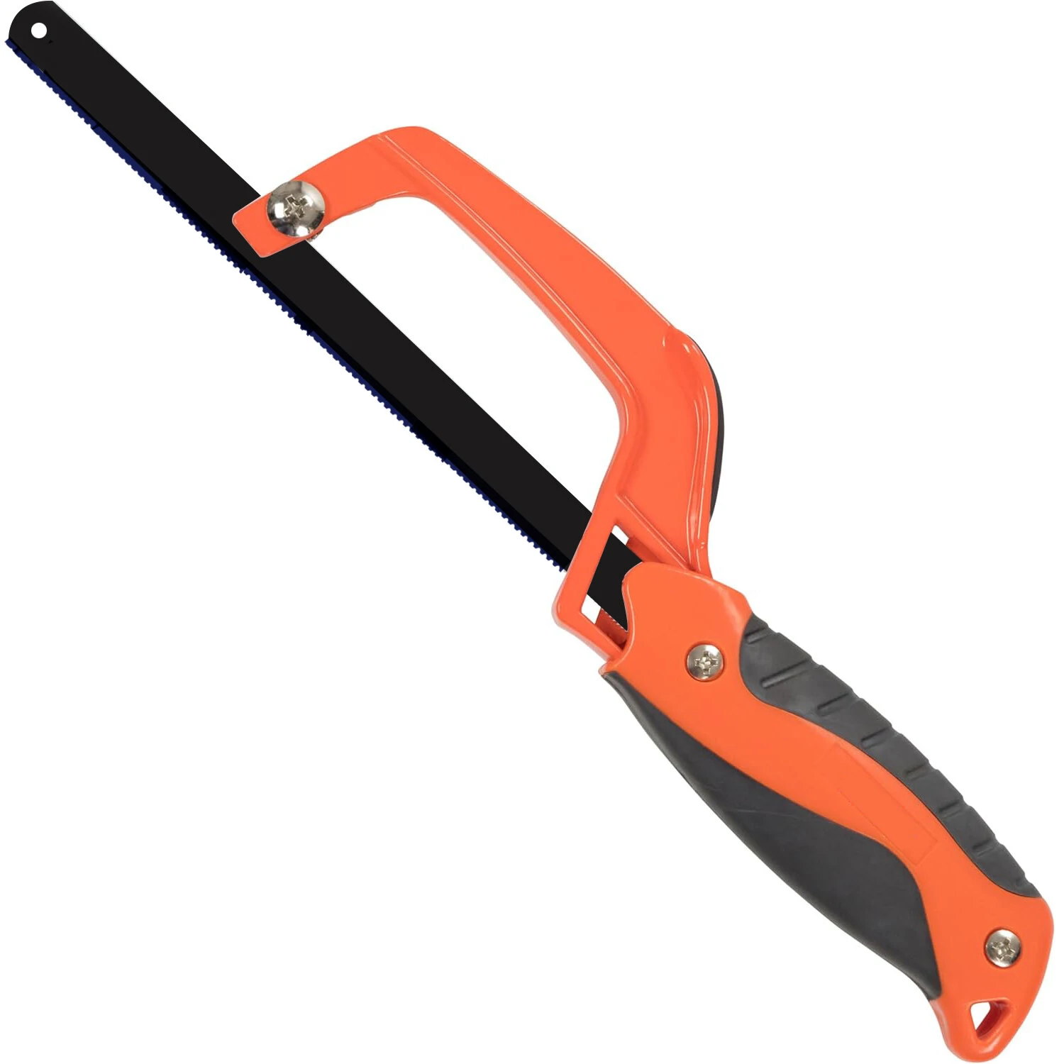Mini Hacksaw Hand Saw - 10 Inch Bimetal Blade for Metal Steel & Wood Cutting
